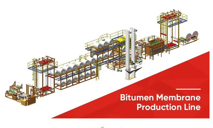 Compound base mat production line