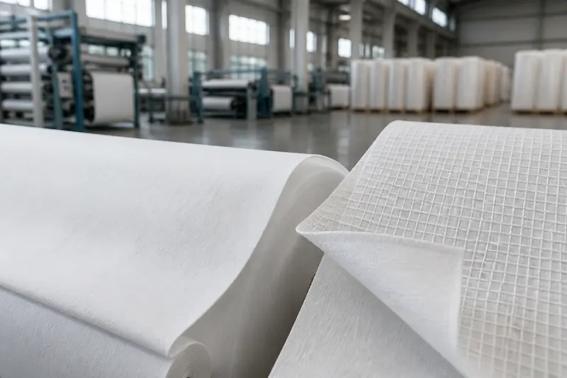reinforced spunbond polyester mat